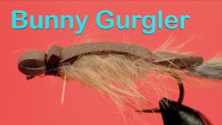 My Fly Designs the Bunny Gurgler Smallmouth Bass and Trout Fly [upl. by Carmel638]