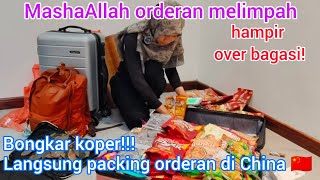 BONGKAR KOPER LANGSUNG PACKING ORDERAN BASRENG BASO ACI DAN INDOMIE DI CHINA [upl. by Ahsratal397]