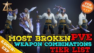 Throne And Liberty Best Weapon Combinations  PVE [upl. by Celina]