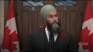 Fall 2022 economic statement NDP reaction – November 3 2022 [upl. by Barrett601]