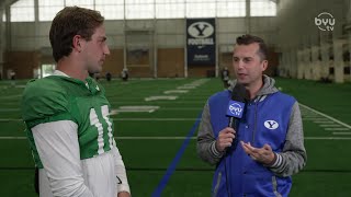 Kedon Slovis on BYUSN 101223 [upl. by Notsruht]