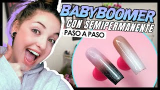 ✨BABYBOOMER en Semipermanente SUPER FÁCIL paso a paso✨ [upl. by Medorra]