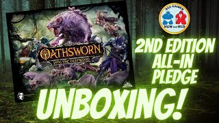 Oathsworn 2nd Edition All In Pledge Unboxing [upl. by Aerdnat]