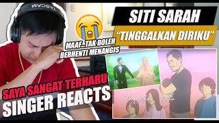 TINGGALKAN DIRIKU LIVE VERSION SHOWCASE REHEARSAL SITI SARAH  REACTION [upl. by Schnapp]