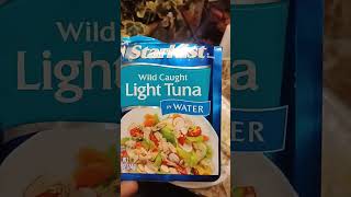 Starkist tuna fish 🐟 in these packs looks good 💯 [upl. by Omari]