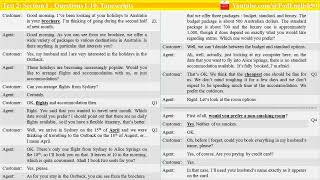 IELTS Listening TESTS TRANSCRIPTS Test 2  Section 1 [upl. by Ayanej]