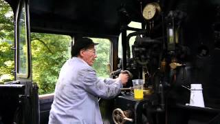 2012 ride on the footplate of a Keighley steam locomotive [upl. by Sheya]