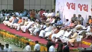 Smt Anandiben Patel takes oath as the Chief Minister of Gujarat at Mahtma Mandir Gandhinagar ANI [upl. by Figge946]