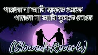 Parbona Ami Charte Toke SlowedReverbBonnyampRitika Arijit Singh [upl. by Aynav]