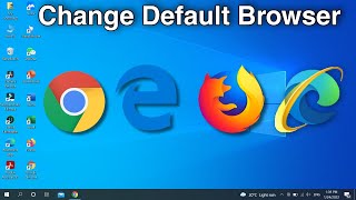 How to Change Default Browser in Windows Laptop 2022 [upl. by Selegna]