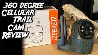 Izeeker IG500 360 Degree Cellular Trail Camera Review [upl. by Jauch544]