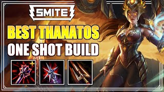 ONLY THANA BUILD YOU NEED  Smite Thanatos Jungle Gameplay [upl. by Otsirc19]