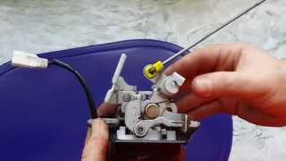 Car part 30  Trunk lock mechanism [upl. by Aivalf558]