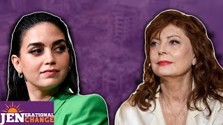 Susan Sarandon amp Melissa Barrera FIRED For Supporting Free Palestine [upl. by Drofiar919]