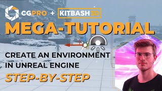 KitBash3D  Unreal Engine MegaTutorial  How build a full environment stepbystep [upl. by Seigel296]