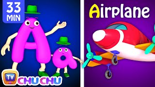 NEW 3D ABC Phonics Song with TWO Words Plus Many More Videos  ChuChu TV Toddler Learning Videos [upl. by Nuahsyar212]