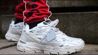 OFFWHITE Be Right Back White Sneaker ON FOOT [upl. by Eram]