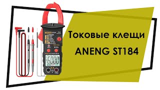 Токовые клещи ANENG ST184 [upl. by Labinnah358]