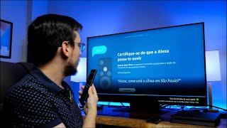 COMO CONFIGURAR ALEXA NA TV SAMSUNG  Comandos de Voz e HandsFree na QN90B [upl. by Hsan]