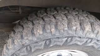 Americus Rugged MT tires on the chevy express 3500 [upl. by Antsirhc327]