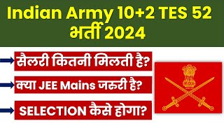 Army 102 TES 52 kya hota hai  army 102 TES 52 online form 2024  Indian army 102 TES 52 entry [upl. by Afas47]