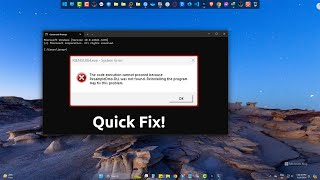 How to Fix quotresampledmodll is Missingquot Error  Windows 1110 [upl. by Ahsenrad736]