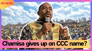 Chamisa gives up on CCC name [upl. by Gintz882]