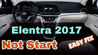 Elantra 2017 Not start easy fix [upl. by Nolak176]