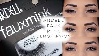 I’m Back Ardell Faux Mink DemoTryOn [upl. by Adnik199]