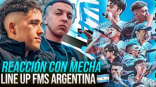 GAZIR amp MECHA REACCIONAN A LA LISTA DE FMS ARGENTINA 2024 🔥minutazos 🔥 [upl. by Armallas]