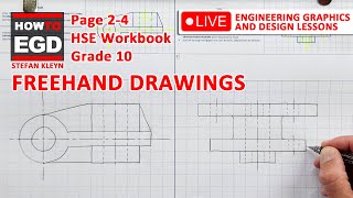 Freehand Drawings  HSE  Page 24  Grade 10 [upl. by Biddick]