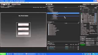 NGUI  Unity3d Урок 4  Создание простого меню [upl. by Yusem]