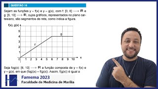 VESTIBULAR FAMEMA 2023  QUESTÃO 16  MATEMÁTICA [upl. by Audrye202]