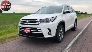 2019 Toyota Highlander Limited Platinum Review [upl. by Rather800]