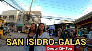 Exploring San Isidro  GalasQuezon City Philippines 🇵🇭Virtual Tour [upl. by Bessy59]