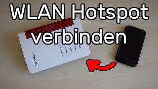 Fritzbox mit Smartphone WLAN Hotspot verbinden [upl. by Arej]