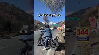 Bike rent in Manali 📞919318616000 [upl. by Nitsoj]