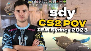 CS2 POV Monte sdy 207 vs fnatic Anubis IEM Sydney 2023 [upl. by Nawrocki]