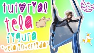 ACROBACIA EN TELAS  SIN INVERTIR 💖 TUTORIAL FIGURA VELA  Grupo SILFIDES [upl. by Ahseikal]