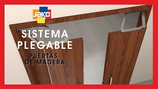 SISTEMA DE PUERTAS PLEGABLES CY3124 [upl. by Eiramik274]