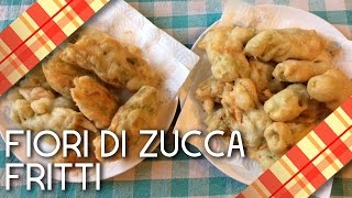 FIORI DI ZUCCA FRITTI🌼  CRICUCINA [upl. by Brink98]