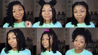 Tutorial  13 Short Passion Twist Styles [upl. by Dallman596]