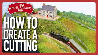 Building A Modular Model Railway Episode 25  How To Create A Cutting [upl. by Koffler]