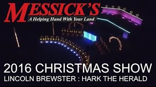 Messicks 2016 Christmas Light Show Video  Lincoln Brewster  Hark the Herald [upl. by Dottie]