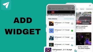 How To Add Widget On Fly Browser App [upl. by Greenes]