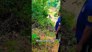 River crossing ASTC khagrachari Bangladesh police specialized training [upl. by Bhayani]