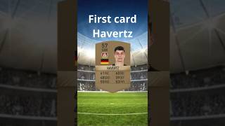 First and last card Arsenal football arsenal havertz saliba jesus jorginho Rice shorts [upl. by Anirda]