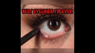 BEST TIP TO STOP YOUR EYELINER FROM BLEEDING [upl. by Konopka]