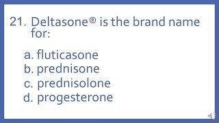 Top 200 Drugs Practice Test Question  Deltasone is the brand name for [upl. by Halivah]