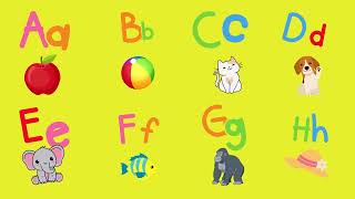 New Phonic song  Educational Song  Alphabet Song A to Z  Phonic with vacabulary  phonic sounds [upl. by Crowns]